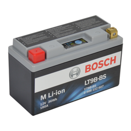 Bosch lithium MC batteri LT9B-BS 12volt 3Ah +pol til Venstre